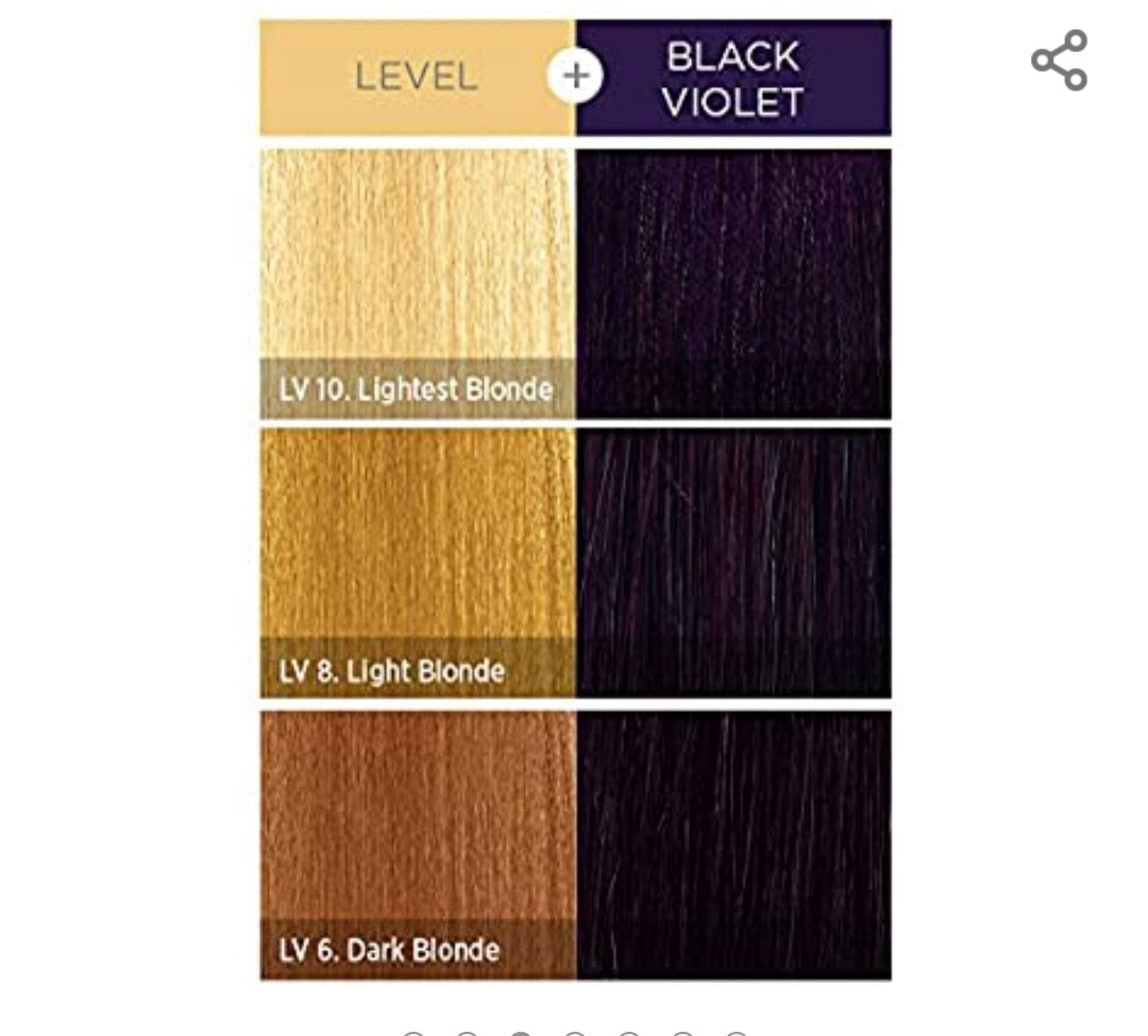 Kiss Tintation SemiPermanent Hair Color Treatment Black Violet Net 5