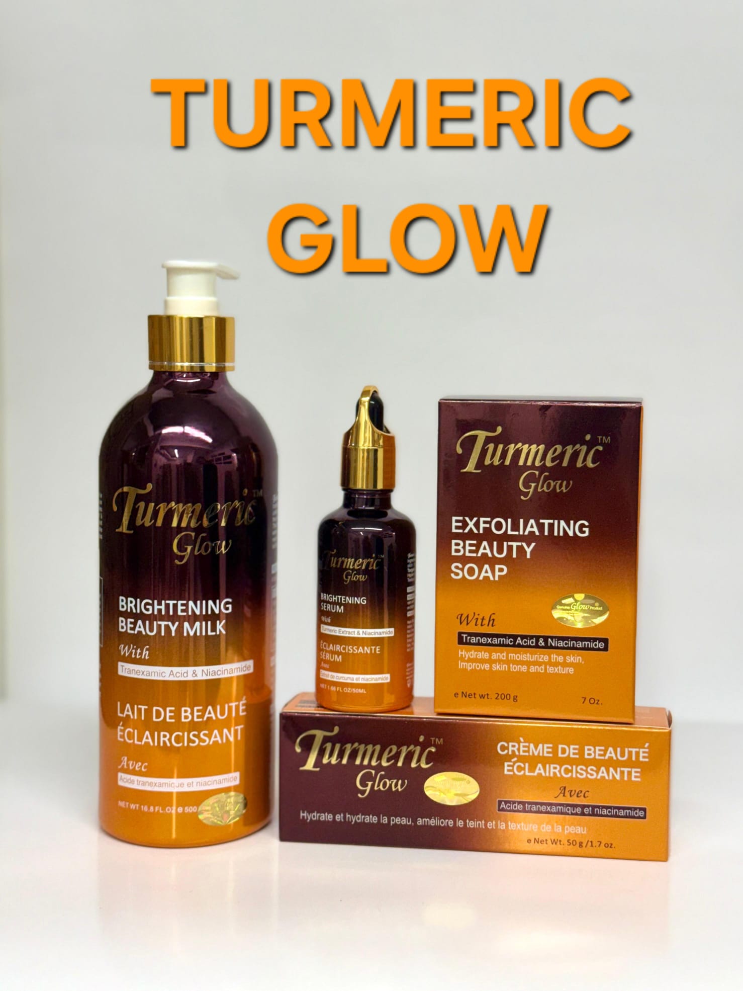 Turmeric Glow Lotion  Face & Body Moisturizer