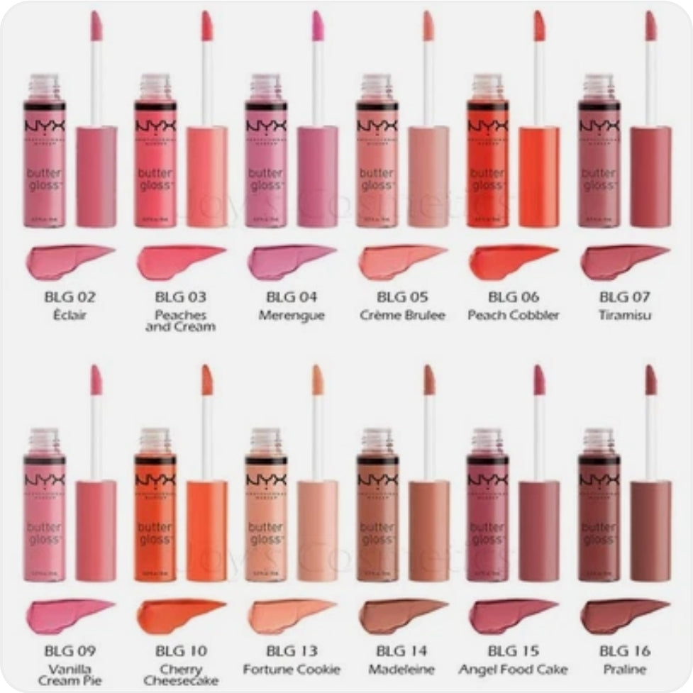 NYX PROFESSIONAL MAKEUP Butter Gloss, Non-Sticky Lip Gloss